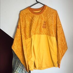 Men’s The Lion King Circle of Life Yellow Long Sleeve Graphic Sweatshirt XL